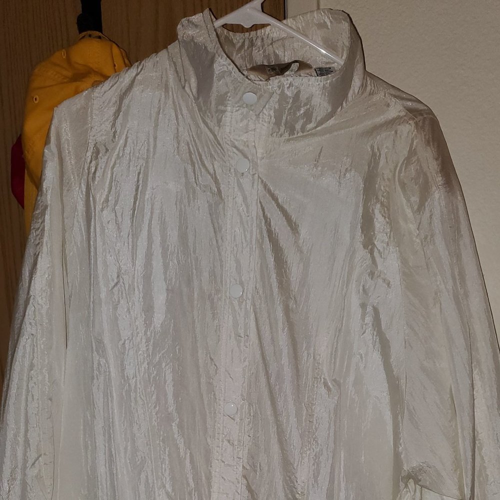 All White Windbreaker.
